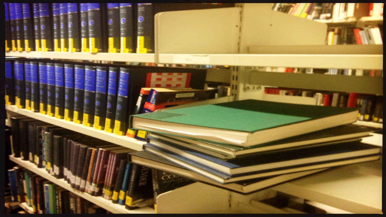 Reference library with technical documentation and engineering notebooks